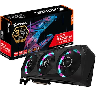 GIGABYTE AORUS 라데온 RX 6700 XT ELITE D6 12GB 제이씨현