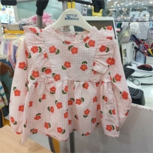 리틀밥독 체크꽃밭H231MBL01