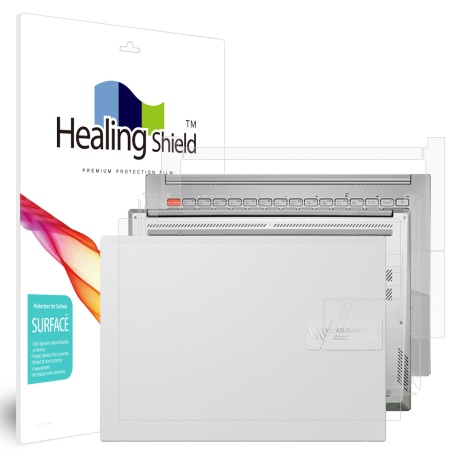 폰트리 힐링쉴드 ASUS 비보북 프로 14X OLED N7400 무광 외부보호필름 (3종 세트)_이미지