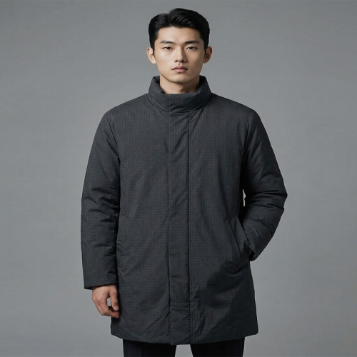 크로커다일 TAG가 580,000 남성 노블라인 스탠드 덕다운 패딩 코트 CDAA3CT4123_이미지