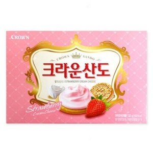 크라운제과 크라운산도 딸기 161g (3개)_이미지
