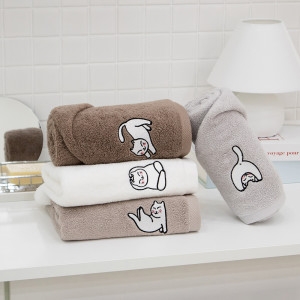 요가냥 고양이 세면타월 30수 150g 선물세트