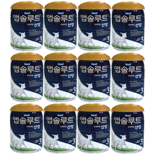 매일유업 앱솔루트 프리미엄 산양 3단계 750g (12개)