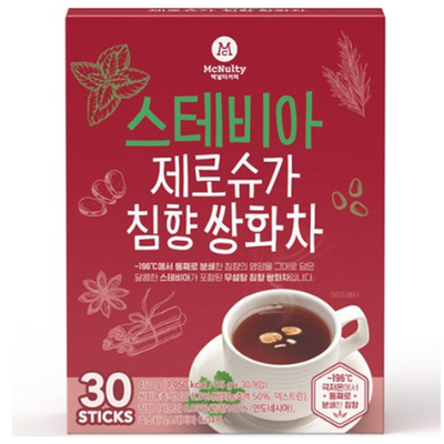 맥널티 스테비아 침향 쌍화차 30개입 (8개)