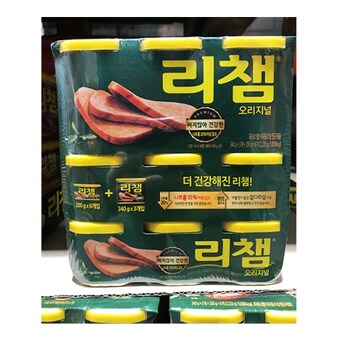 동원F&B <b>리챔</b> 오리지널 <b>200g</b> 6개 + <b>리챔</b> 오리지널 340g 3개