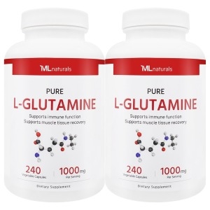 마이라이프 내추럴스 퓨어 L-글루타민 1000mg 240캡슐 (2개)_이미지
