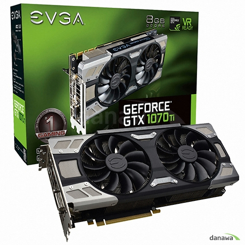 EVGA ������ GTX1070 Ti FTW ULTRA SILENT GAMING D5 8GB