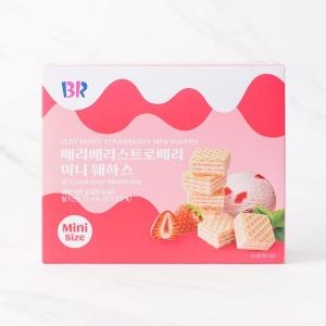 비알코리아 베리베리 스트로베리 미니 웨하스 100g (1개)_이미지