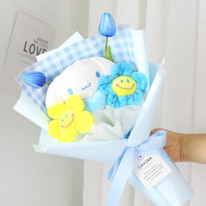 라비나 산리오 시나모롤 마이멜로디 쿠로미 스마일 인형꽃다발 유치원 졸업식 입학식 어린이집 재롱잔치 발표회