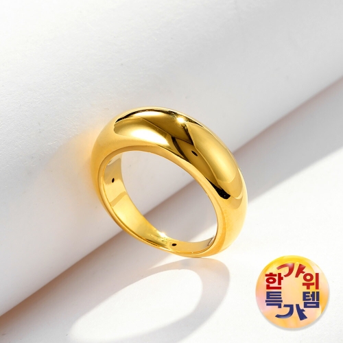 한국금다이아몬드 고마루 볼륨 엥게이지 반지 1.3g (1개)_이미지
