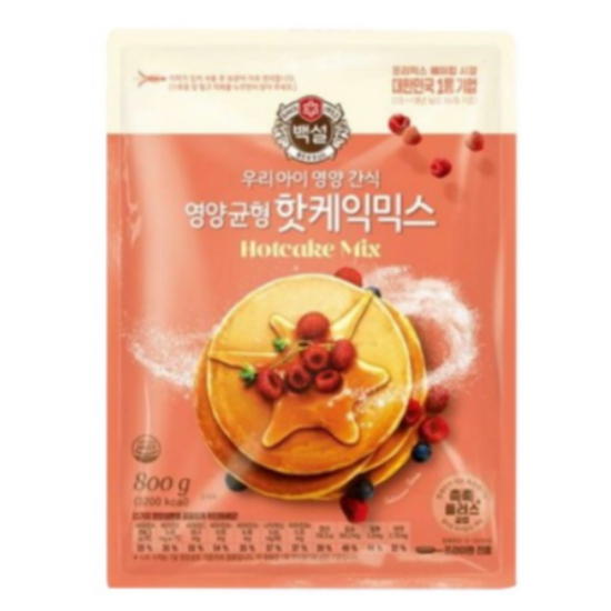 백설 영양균형 핫케익믹스 800g (6개)_이미지