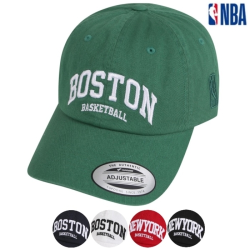 NBA 공용 팀별 아치형 자수로고 시티 시리즈 소프트 볼캡 N245AP254P_이미지