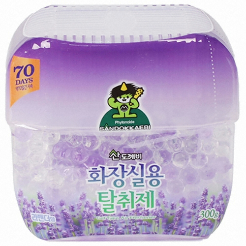 산도깨비 화장실용 탈취제 라벤더향 300g (4개)_이미지