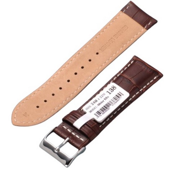 에펠티토 송아지가죽 시계줄 (브라운) (24mm)