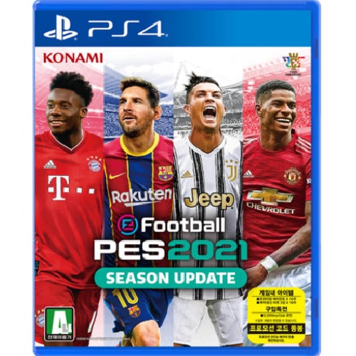 e풋볼 PES 2021 시즌 업데이트 한글판 PS4, 패키지디스크_이미지