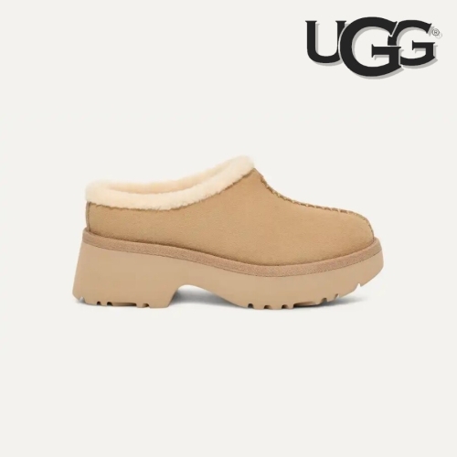 UGG 프리미엄 WOMEN 여성뮬 시그니처 플랫폼 클로그 뉴 하이츠 코지 클로그 1162510-MDSD_이미지