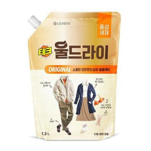 LG생활건강 테크 울드라이 오리지널 리필 1.3L (6개)