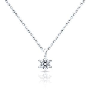 스텔라 18K 1부 다이아몬드 목걸이 0.1ct SI2 OM22107P-01