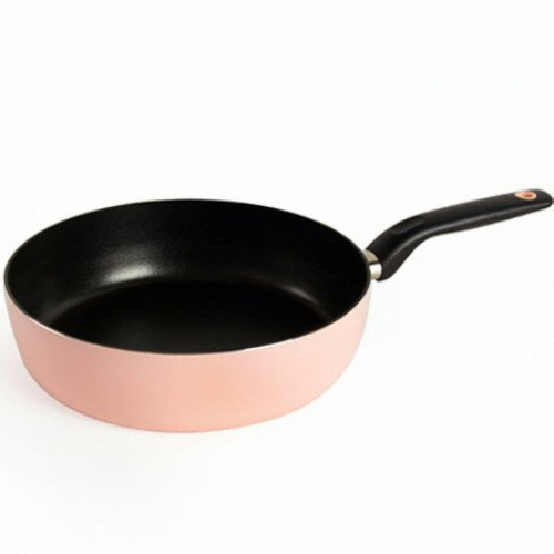 바첸 ㅤ엠버 다용도 프라이팬 핑크 (24cm)_이미지