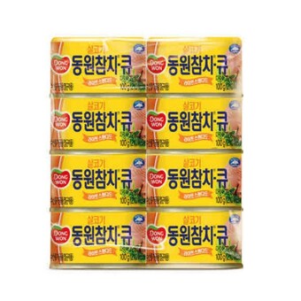 <b>동원</b>F&B 살코기 <b>참치</b> 큐 <b>100g</b>