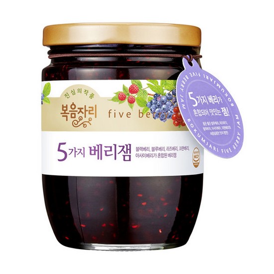 5가지 베리잼 350g
