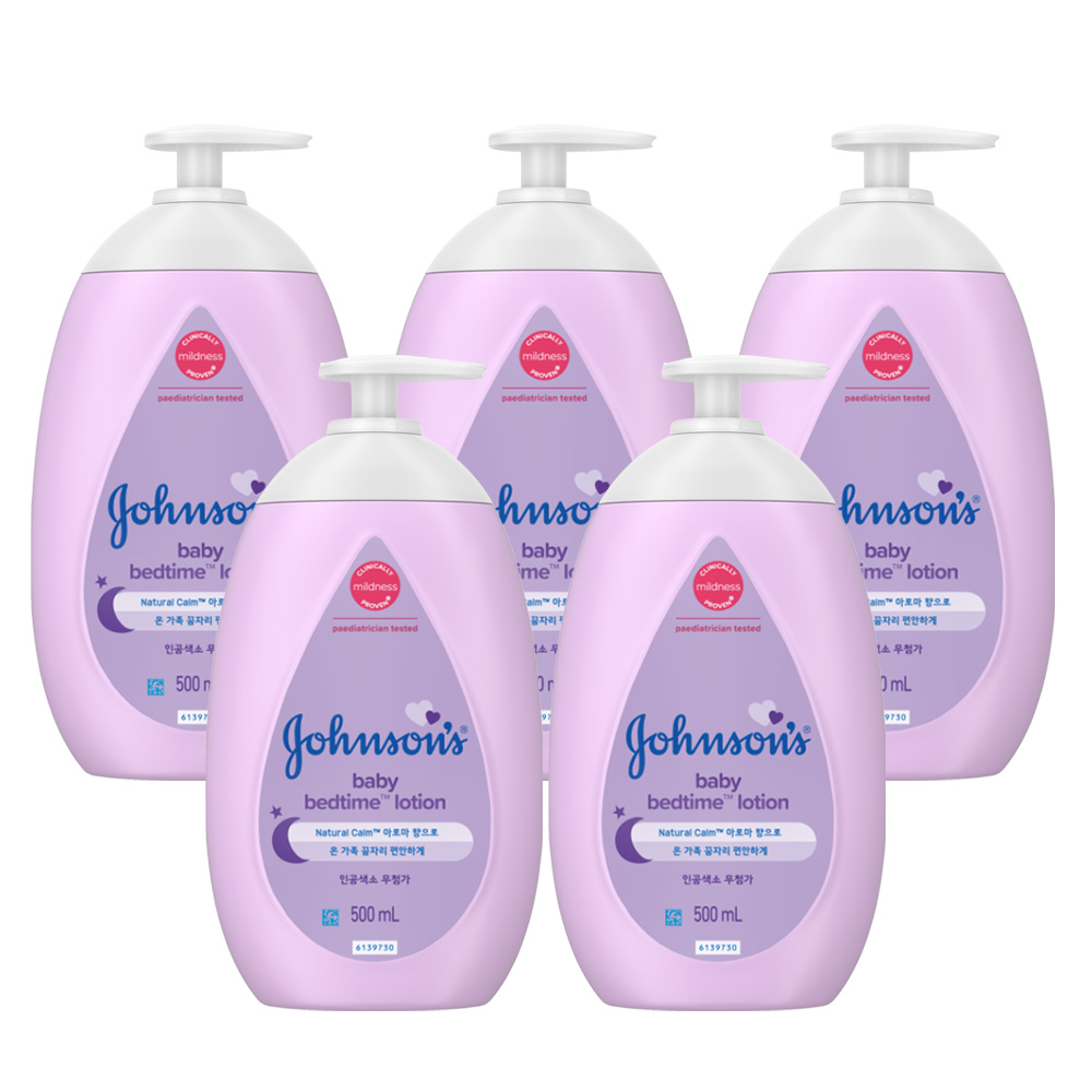 존슨즈베이비 베드타임 로션 펌프형 500ml (5개)_이미지