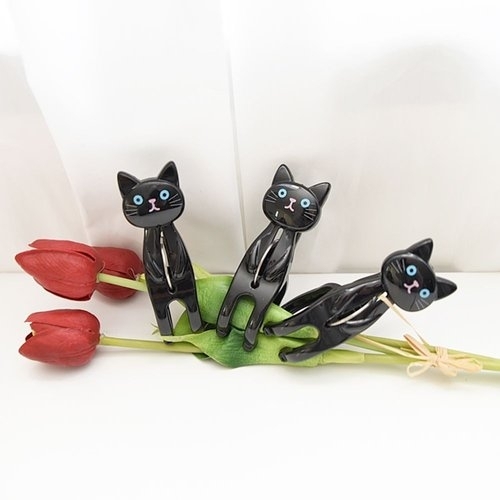 Meiho 고양이 3p 빨래집게