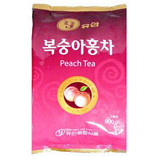 유안종합식품 자판기용 복숭아홍차 900g (11개)