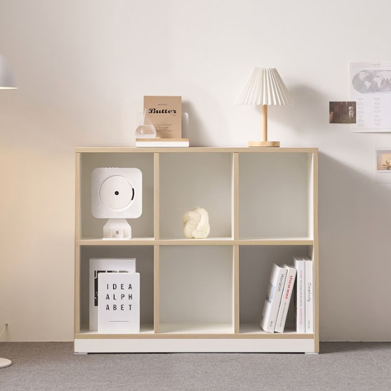 마음에 드는 E0 화이트 책장 800 3x2