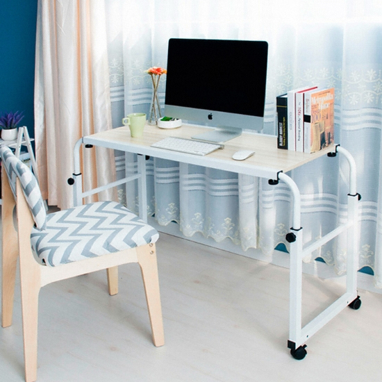 JS무역 와이드 침대 테이블 DT-800S (100x47cm)_이미지