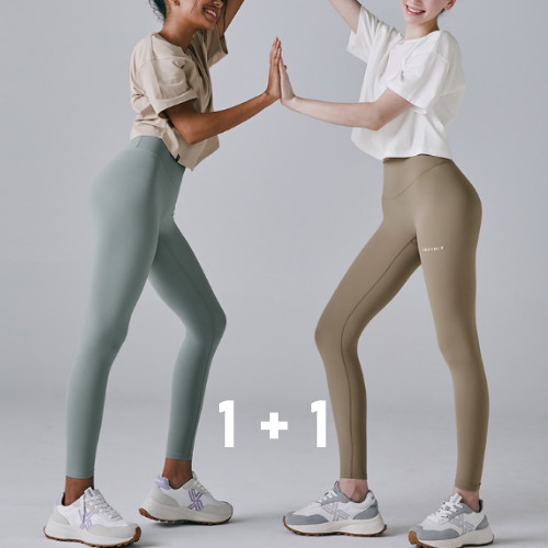 젝시믹스 블랙라벨 시그니처 360N 더블플러피 기모 레깅스 2팩 XP9193F_이미지
