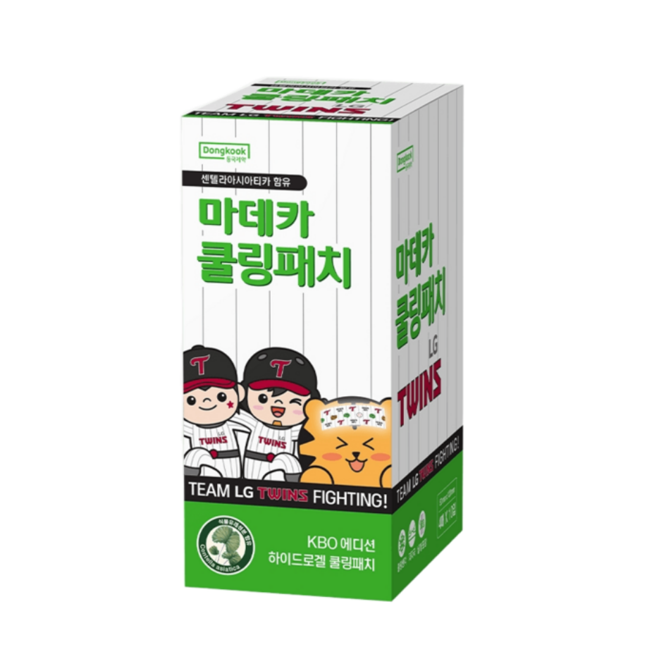 동국제약 마데카 쿨링패치 KBO 에디션 LG트윈스 (40매)_이미지