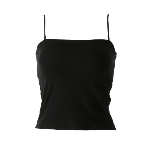 크롭탑브라 여름필수템 블랙 기본 끈 브라탑 VLGC225BK