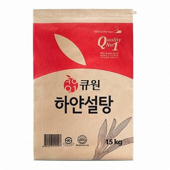 큐원 하얀<b>설탕</b> <b>15kg</b>