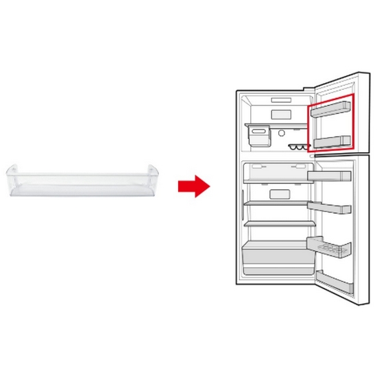 LG전자 냉장고 냉동실 도어 바구니 MAN64892801_이미지