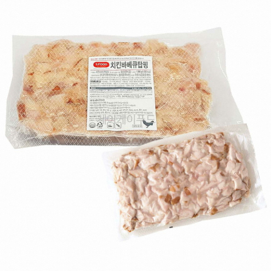 에쓰푸드 치킨바베큐탑핑 1kg (1개)_이미지