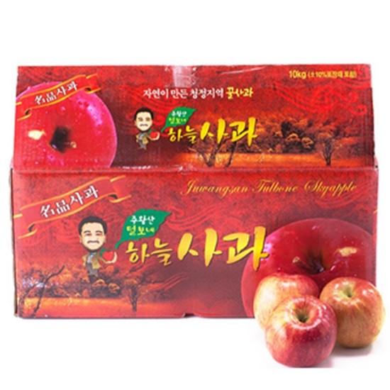 [불명] 털보네사과 흠과 25~30개(과) 9kg내외 (1개)