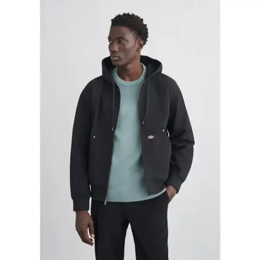 디키즈 딕키스 후드드 데님 재킷 검정색 7600359