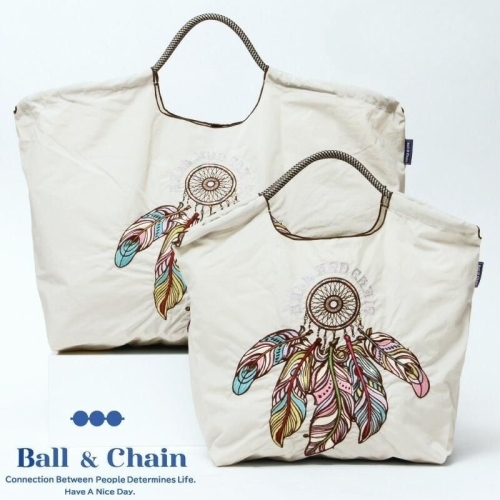 볼앤체인 ballchain 드림 캐처 자수 에코백 토트백 발수성 30102727_이미지