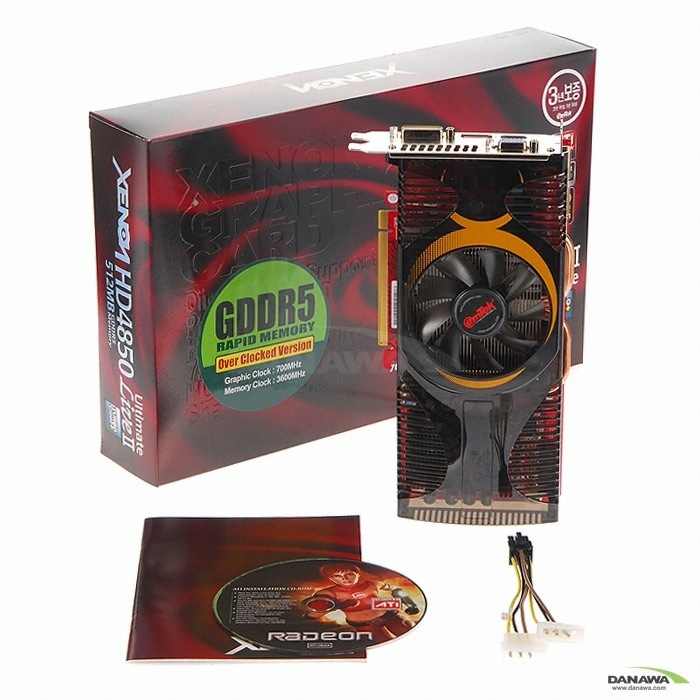 �̿��� XENON �󵥿� HD 4850 Live II Ultimate D5 512MB TURBO Cool