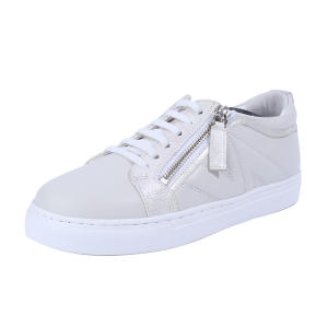 패션그룹형지 에스콰이아 여성 발편한 지퍼_로고스티치 스니커즈 YAAFHZ547WH