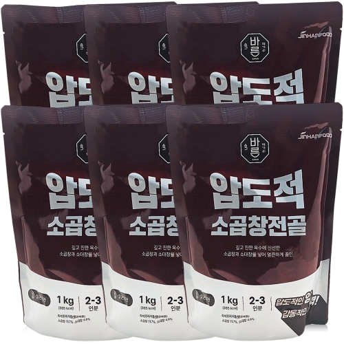 진한식품 바른 압도적 소곱창전골 1kg (6개)_이미지