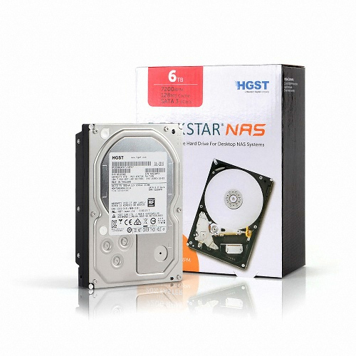 HGST Deskstar NAS 패키지 7200/128M HDN726060ALE614 (6TB)_이미지