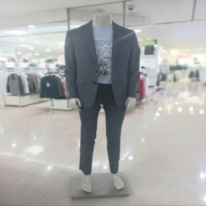 SG세계물산 바쏘옴므 블루 울혼방 레귤러 스트레치 셋업정장 WSX2JW22ABU 78 95