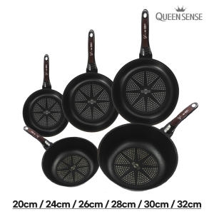 퀸센스 후라이팬 궁중팬 국내생산 다이아몬드 코팅 20cm 24cm 26cm 28cm 30cm 32cm