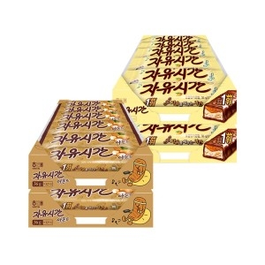 해태제과 자유시간 아몬드 36g12개 2봉+오리지날 36g12개 2봉