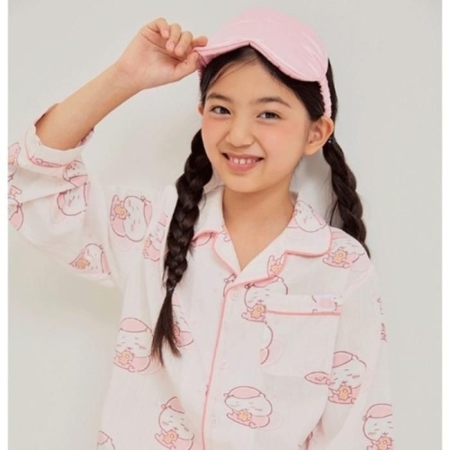 오키즈 스파 L01 키즈먼작귀 긴팔파자마 키즈 먼작귀 긴팔 파자마 LIGHT PINK _SPPPF49KU6 SPPPF49KU6_이미지