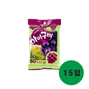 오리온 마이구미 포도 79g (15개)_이미지