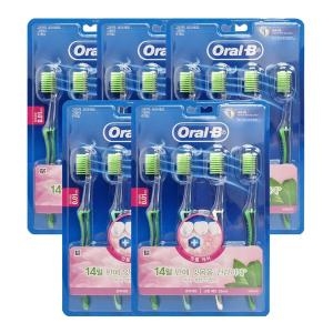 오랄비 고탄력 초미세모 그린티 칫솔 (20개)_이미지