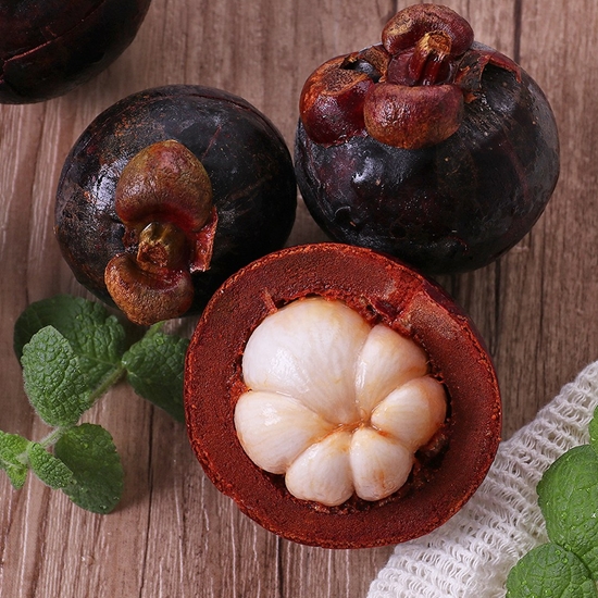 바른씨 냉동 망고스틴 1kg (1개)_이미지